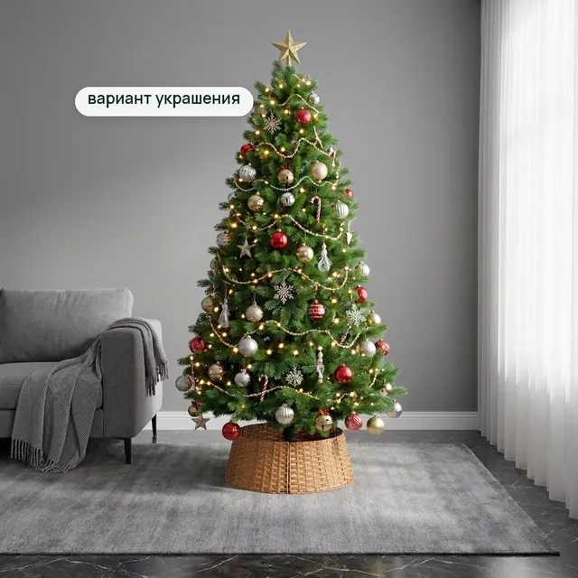 Сосна — вариант украшения