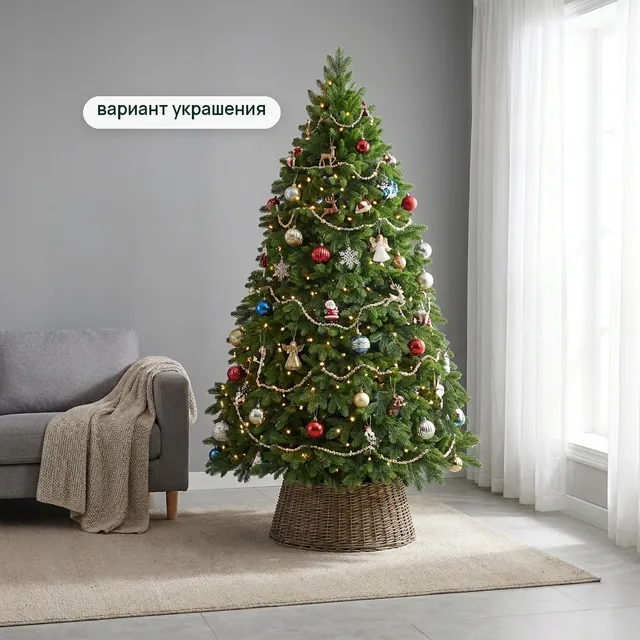 Тюменская люкс — вариант украшения